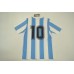 Argentina 1986 World Cup Home White&Blue Soccer Jersey